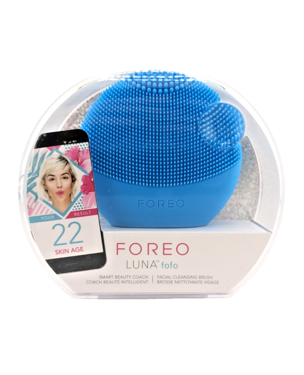 FOREO LUNA Fofo Smart Facial Cleansing Firming Massage Brush Aquamarine SEALED